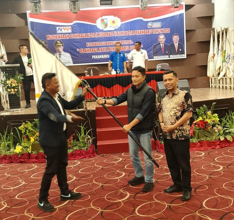 Terpilih Secara Aklamasi, Faisal Reza Pimpin KONI Pekanbaru 